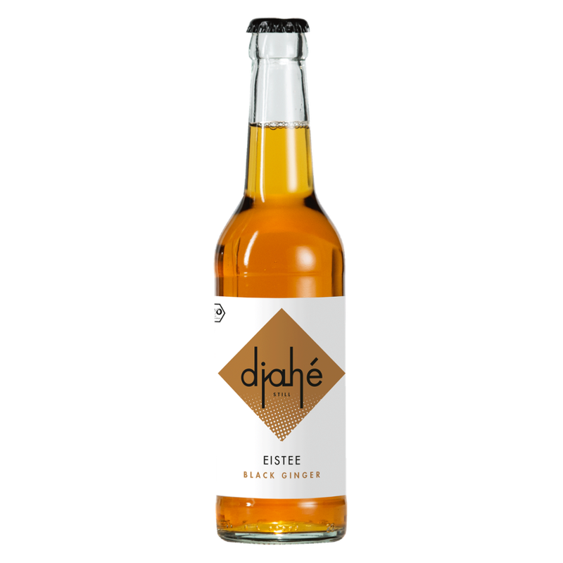 DJAHÉ Djahé - Bio EISTEE Black Ginger 0,33l MW - Produktbild