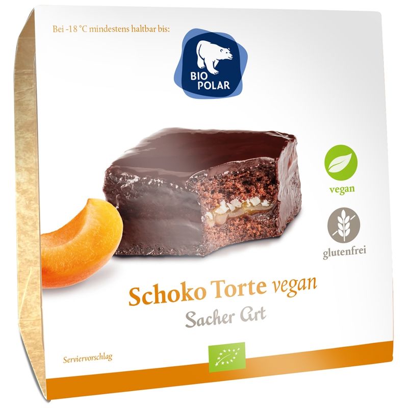 Biopolar Schoko Torte vegan Sacher Art - Produktbild