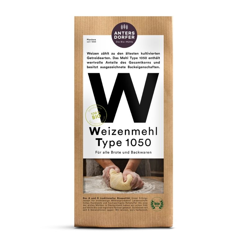 Antersdorfer - Die Bio-Mühle Bio Weizenmehl Type 1050 - Produktbild