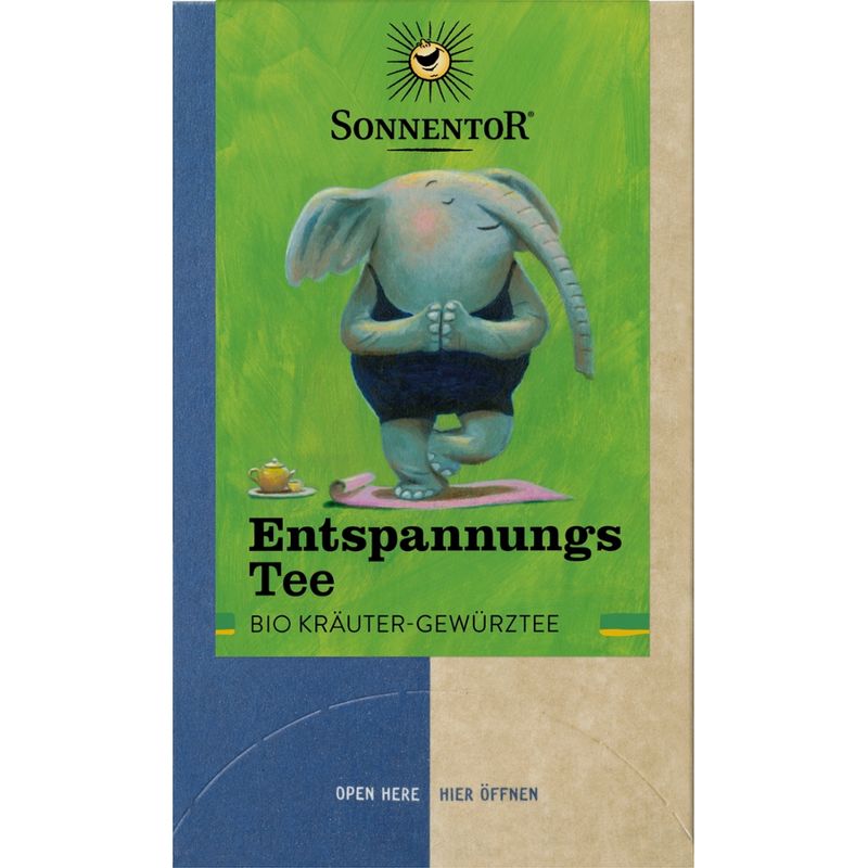 Sonnentor EntspannungsTee, Doppelkammerbeutel - Produktbild