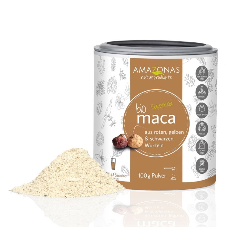 Amazonas Naturprodukte Bio Maca Pulver Pulver, ohne Zusätze - Produktbild