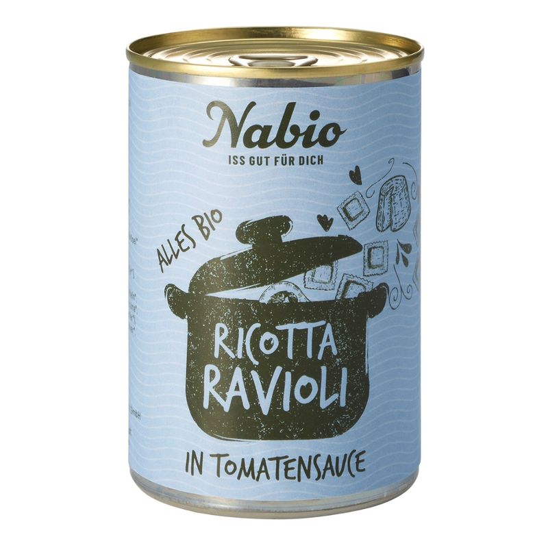 Nabio Nabio Ravioli in Ricotta-Tomatensauce - Produktbild