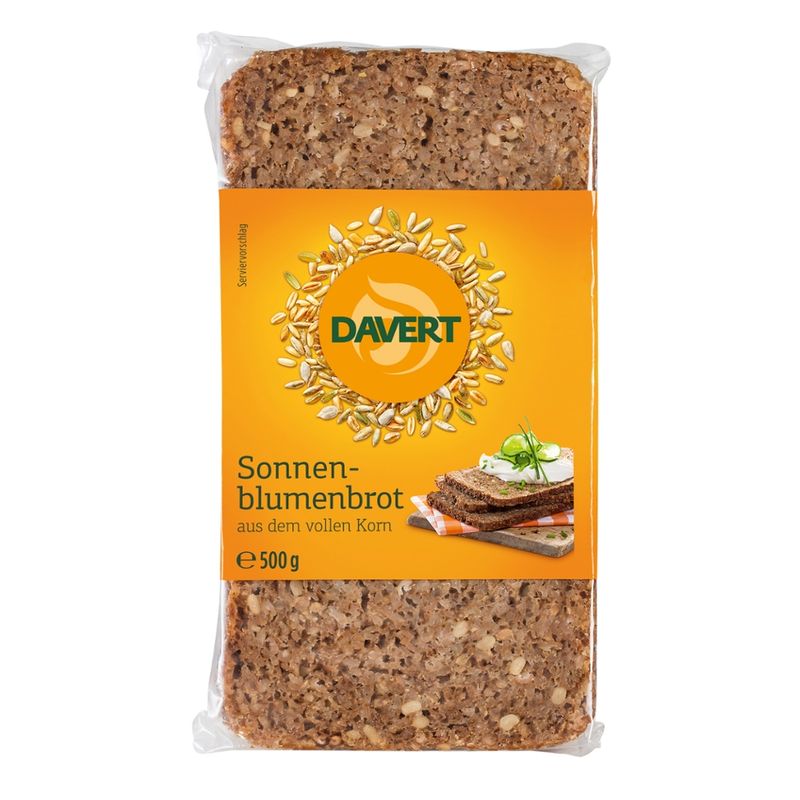 Davert Sonnenblumenbrot 500g - Produktbild