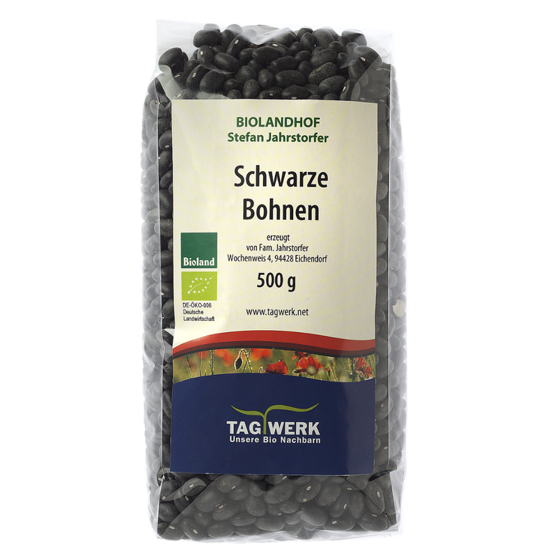 TAGWERK Schwarze Bohnen vom Biolandhof Jahrstorfer - Produktbild
