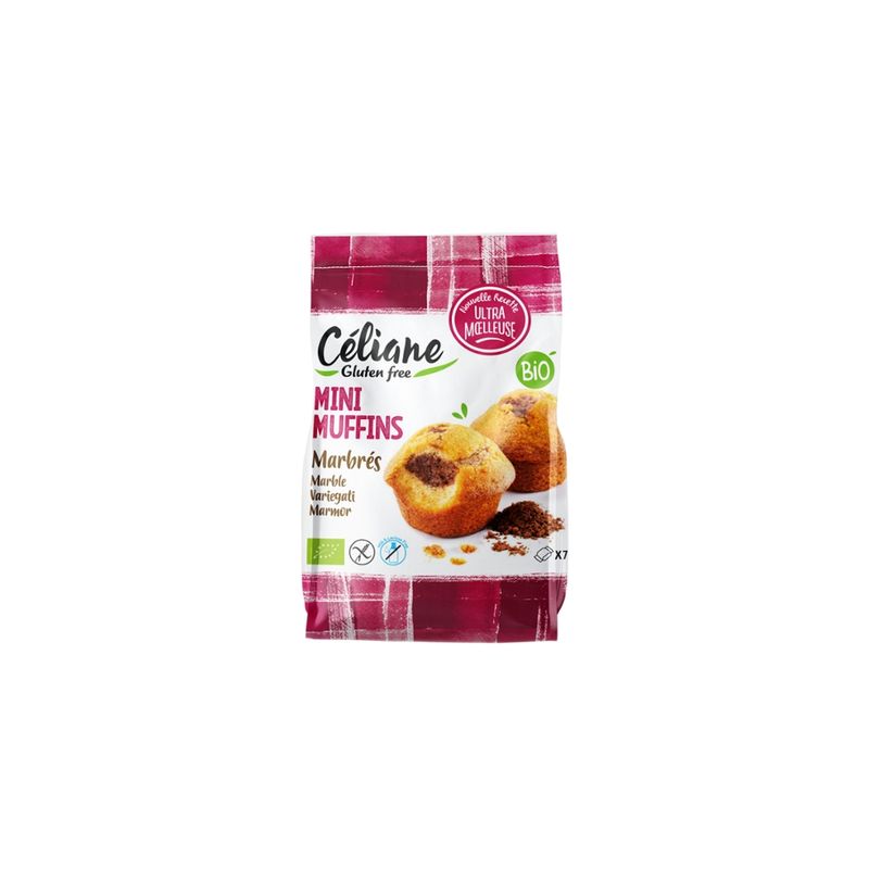 Céliane Mini-Marmor-Muffins glutenfrei laktosefrei - Produktbild
