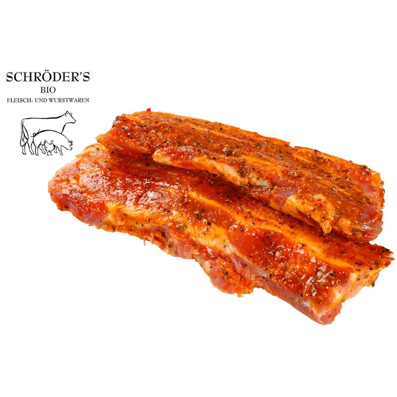 Schröder's Bio Fleisch- und Wurstwaren Schweinebauch Mexiko 2x130 g - Produktbild