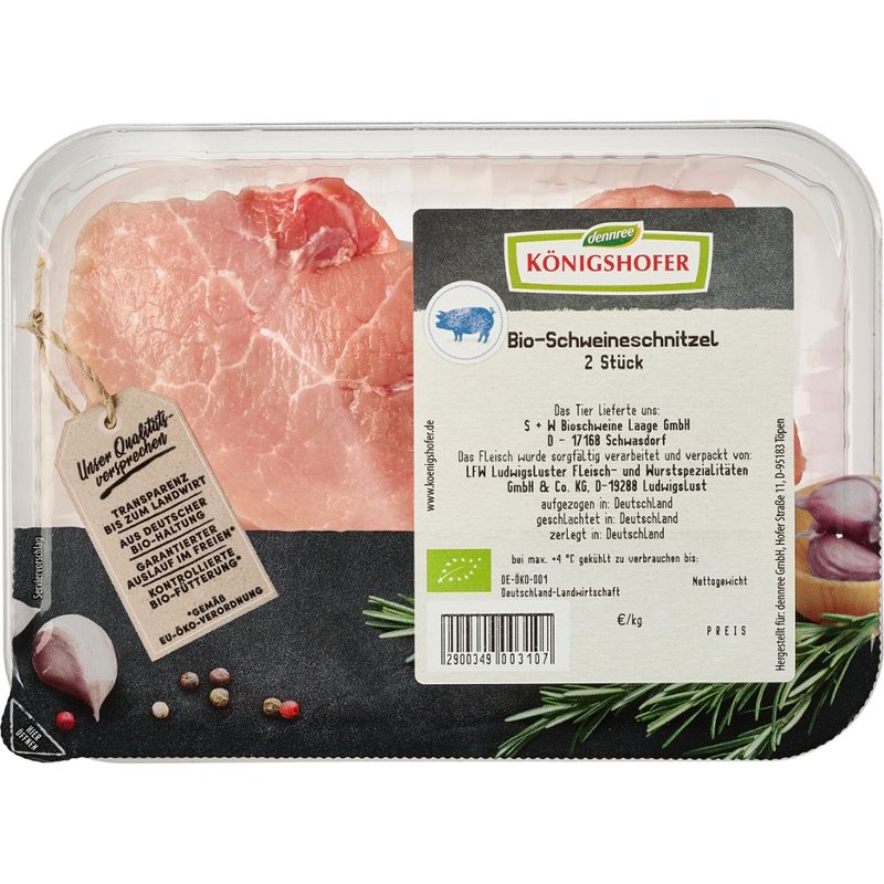 Königshofer Schweineschnitzel Nord, 2 Stück - Produktbild