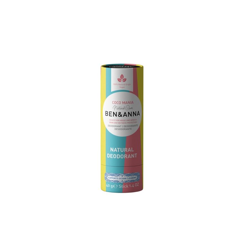 Ben&Anna Natural Care Ben&Anna Natural Care Papertube Deodorant Coco Mania 40g - Produktbild