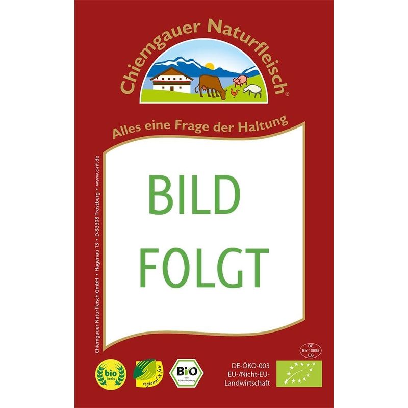 Chiemgauer Naturfleisch Bio-Hähnchenflügel gewürzt, ca. 500g, SB, kbA - Produktbild