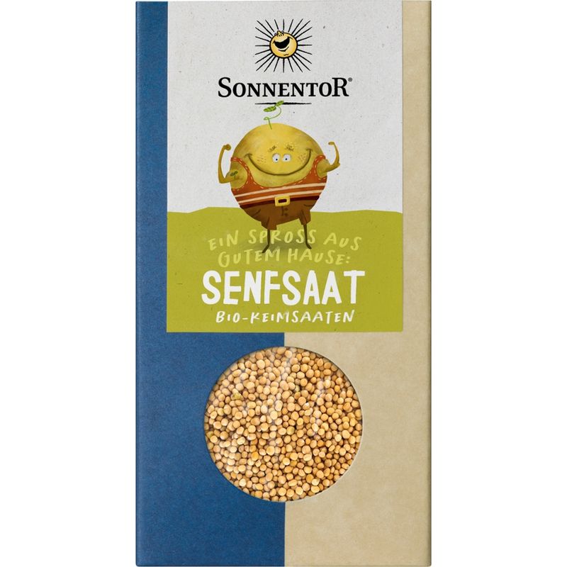 Sonnentor Senfsaat gelb, Packung - Produktbild