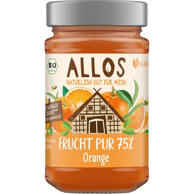 Allos Frucht Pur 75% Orange - Produktbild