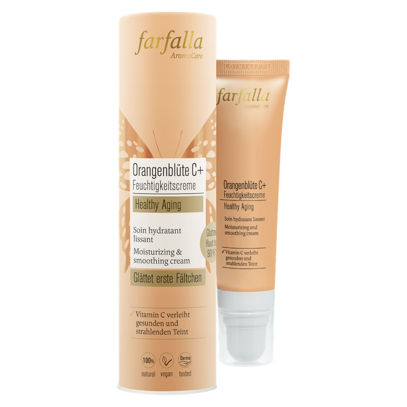 farfalla Orangenblüte C+ Feuchtigkeitscreme, Healthy Aging, 30ml - Produktbild