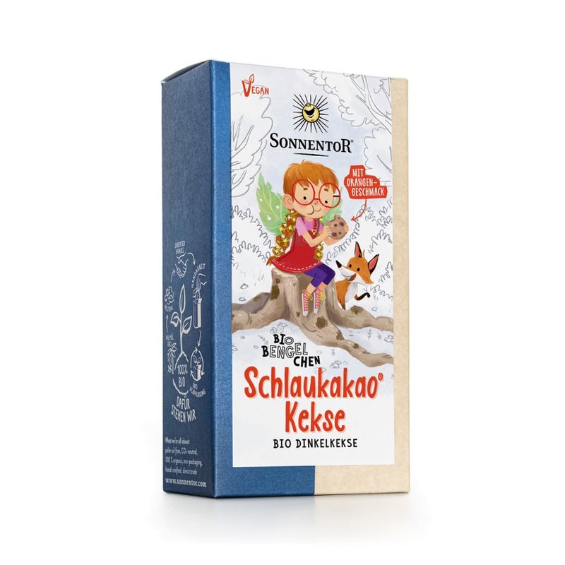 Sonnentor Schlaukakao Kekse mit Kokosblütenzucker Bio-Bengelchen®, Packung - Produktbild