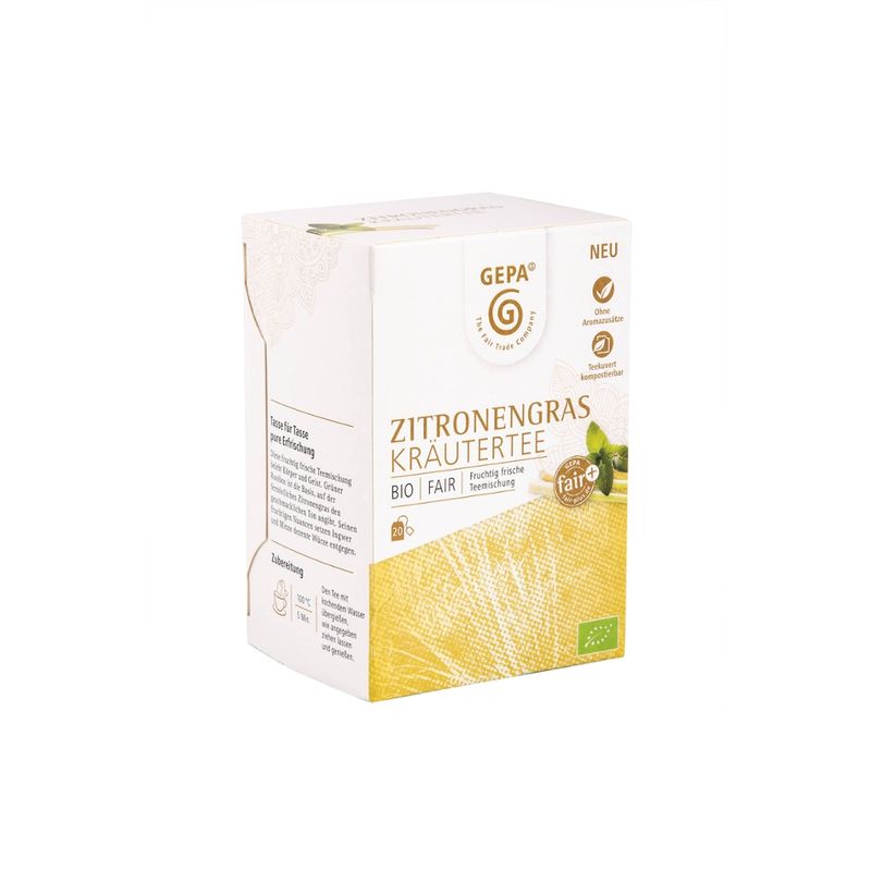 GEPA - The Fair Trade Company Bio Zitronengras Kräutertee - Produktbild