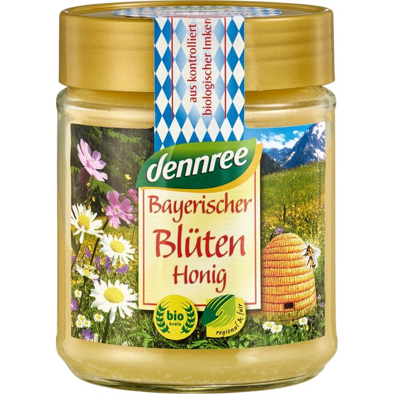 dennree Bayerischer Blütenhonig, fein-cremig - Produktbild