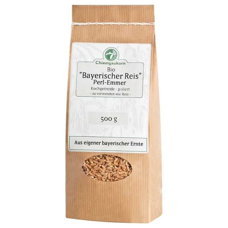 Chiemgaukorn "Bayerischer Reis", Bio Perl-Emmer, Chiemgaukorn - Produktbild