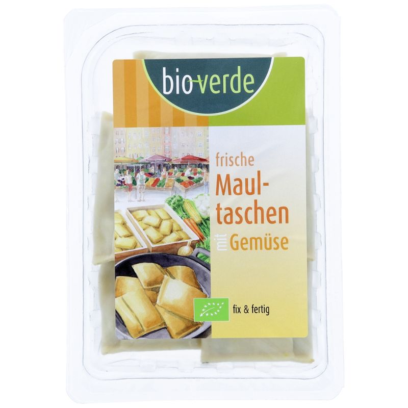 bio-verde Schwäbische Maultaschen mit Gemüse-Füllung ganz 250 g - Produktbild