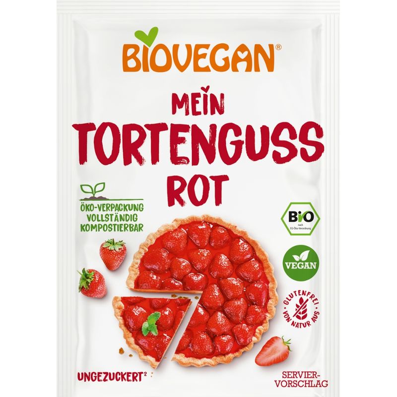 Biovegan Tortenguss rot, BIO - Produktbild