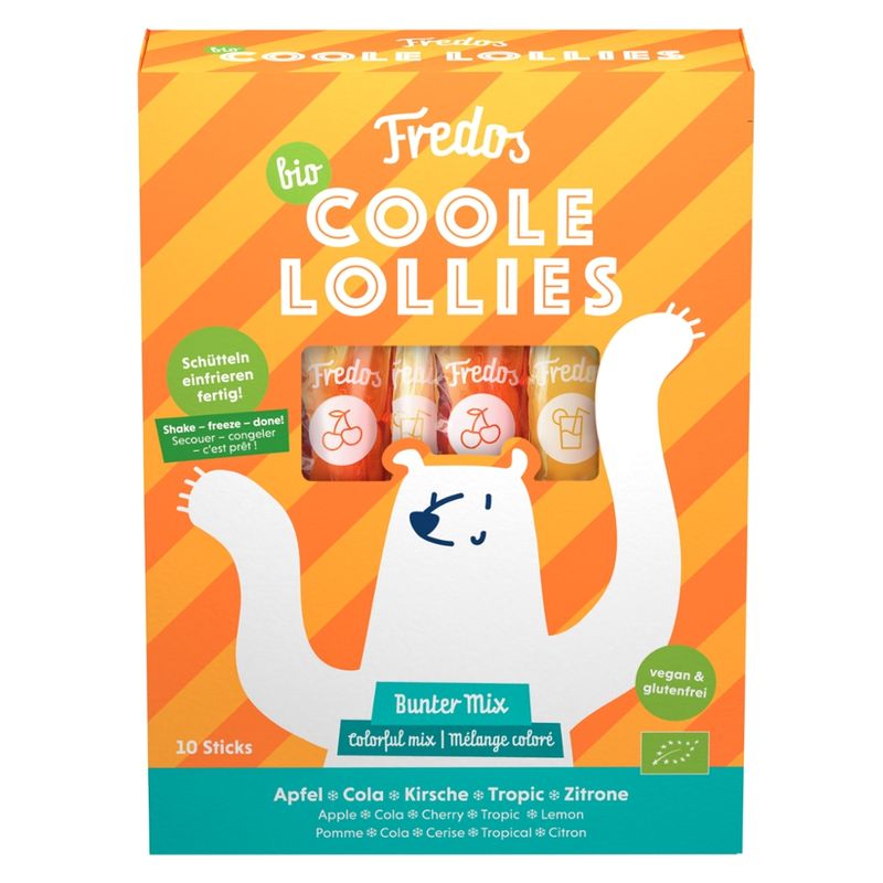 Fredos SO Coole Lollies Bunter Mix, 10 x 30 ml, Fredos, bio - Produktbild