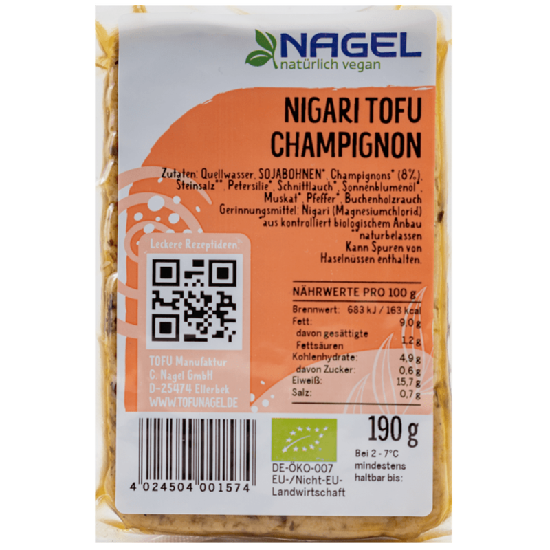 NAGEL Nigari Tofu Champignon 190g - Produktbild