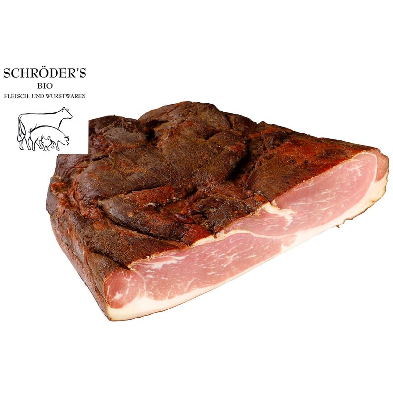 Schröder's Bio Fleisch- und Wurstwaren Tiroler Schinken 80 g geräuchert - Produktbild
