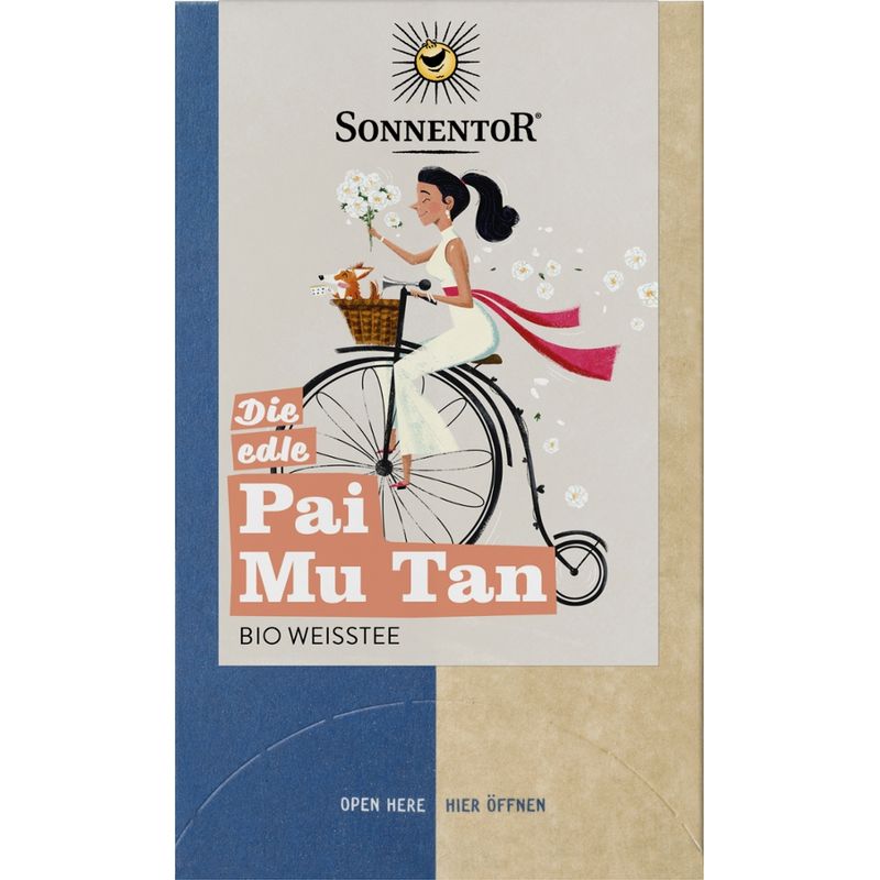 Sonnentor Die edle Pai Mu Tan Tee, Doppelkammerbeutel - Produktbild