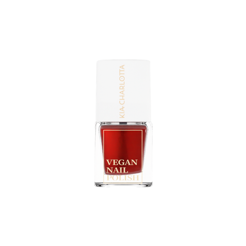 Kia-Charlotta Kia-Charlotta, Veganer Nagellack Successful (Kirschrot), Bis zu 87% natürlich, 100% pflanzliche Lösungsmittel, Zertifiziert Vegan, Made in Germany, Premium Qualität, 5ml - Produktbild