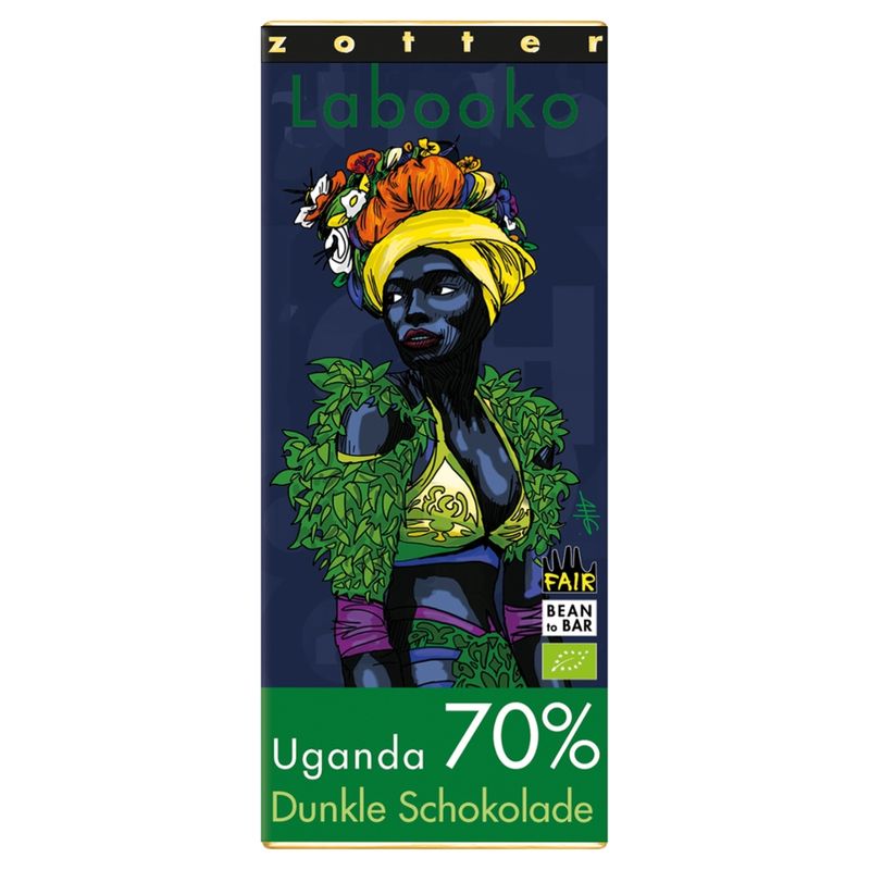 Zotter Schokolade Labooko - 70% Uganda - Produktbild