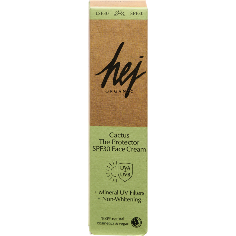 HEJ ORGANIC Cactus The Protector SPF30 Face Cream - Produktbild