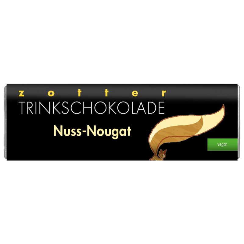 Zotter Schokolade Trinkschokolade – Nuss Nougat - vegan - Produktbild