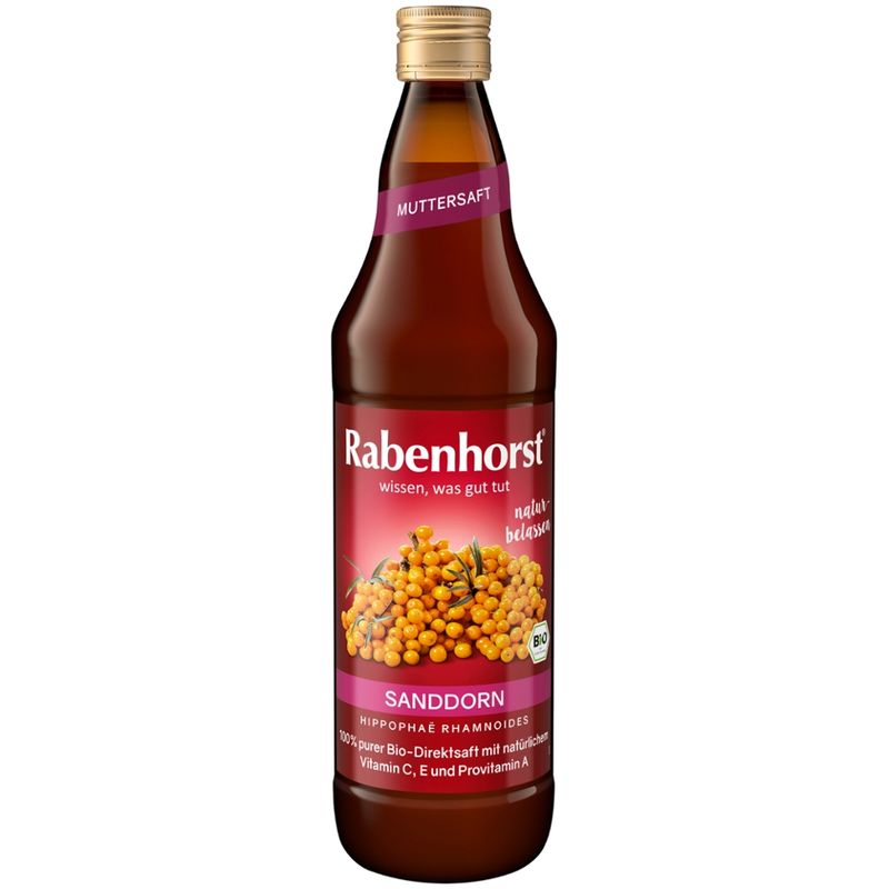 Rabenhorst Sanddorn Muttersaft BIO - Produktbild