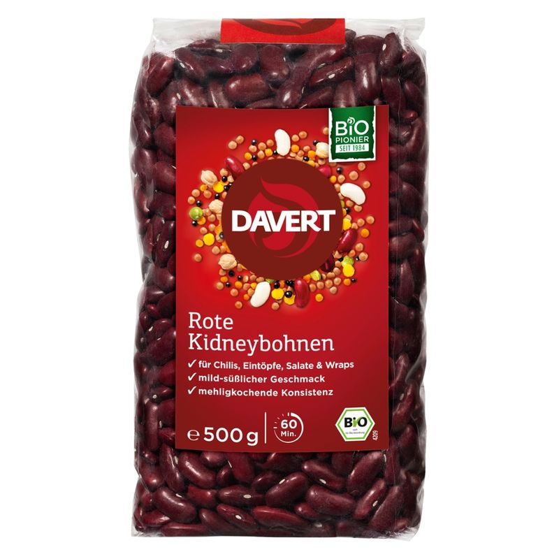 Davert Rote Kidneybohnen 500g - Produktbild