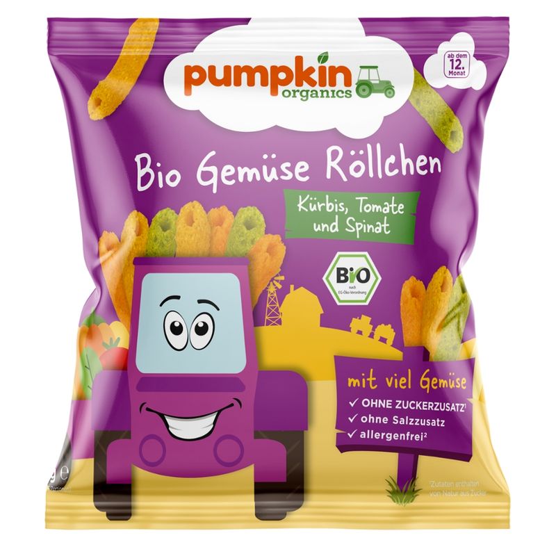 Pumpkin Organics Pumpkin Organics: Bio Gemüse Röllchen - Produktbild