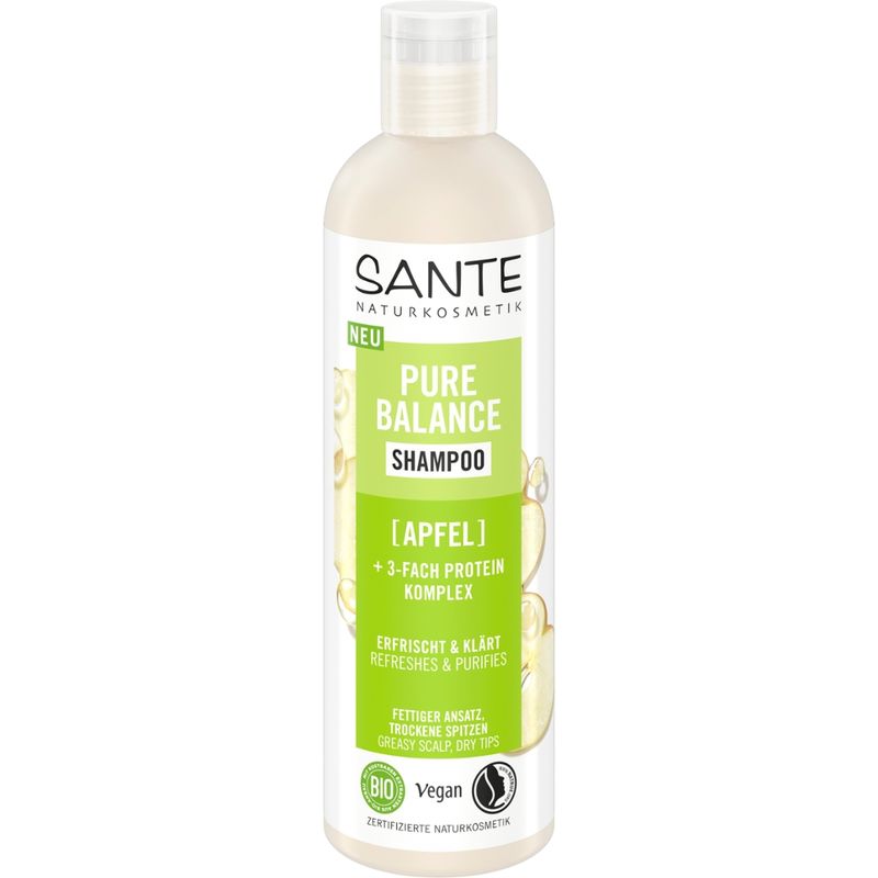 Sante PURE BALANCE Shampoo Apfel + 3-Fach Protein Komplex - Produktbild