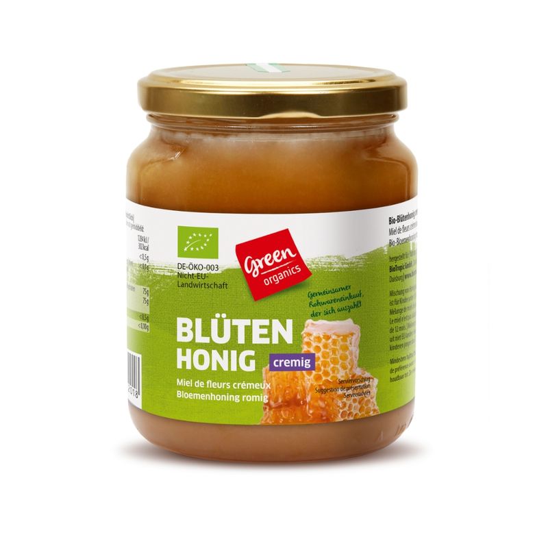 greenorganics Blütenhonig cremig 500g - Produktbild