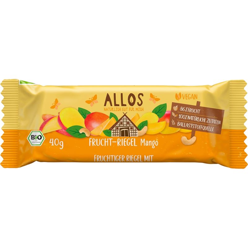 Allos Frucht-Riegel Mango - Produktbild