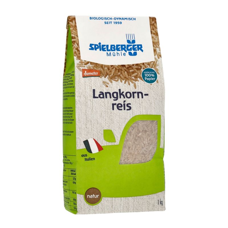 Spielberger Mühle Langkornreis, natur, demeter - Produktbild