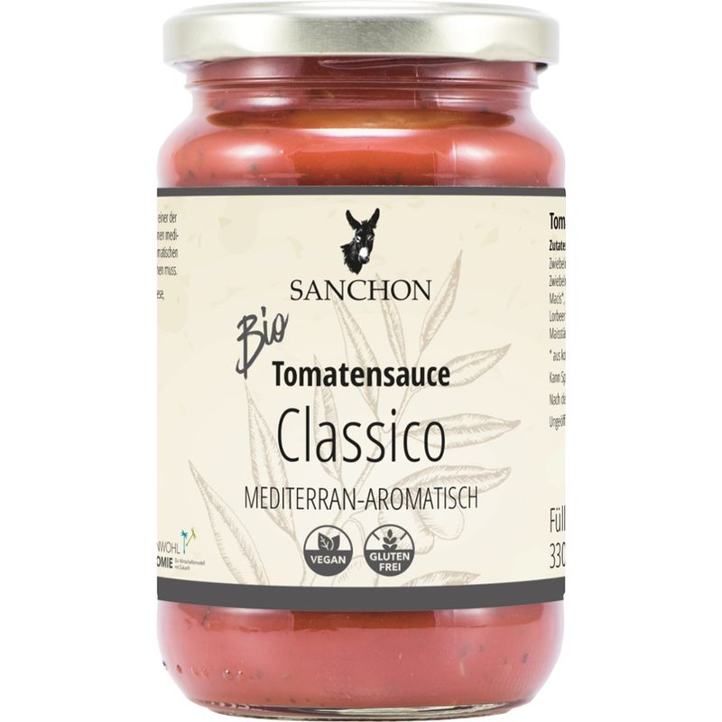 Sanchon FS Tomatensauce Classico, 330 ml, SANCHON, bio - Produktbild