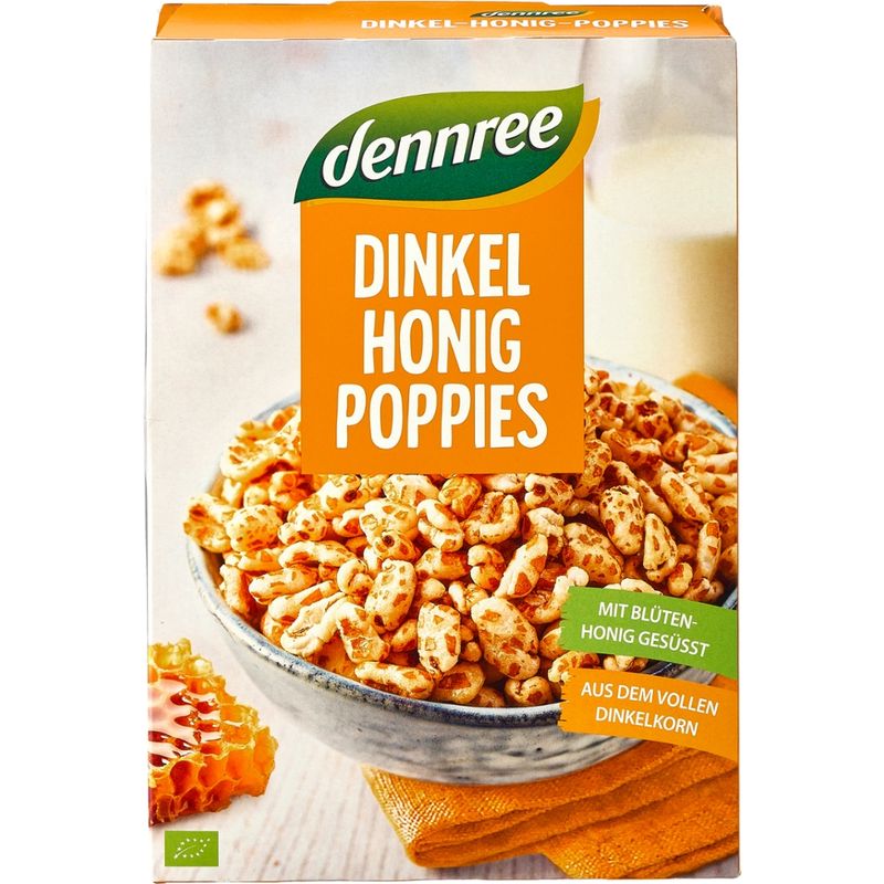 dennree Dinkel-Honig-Poppies - Produktbild