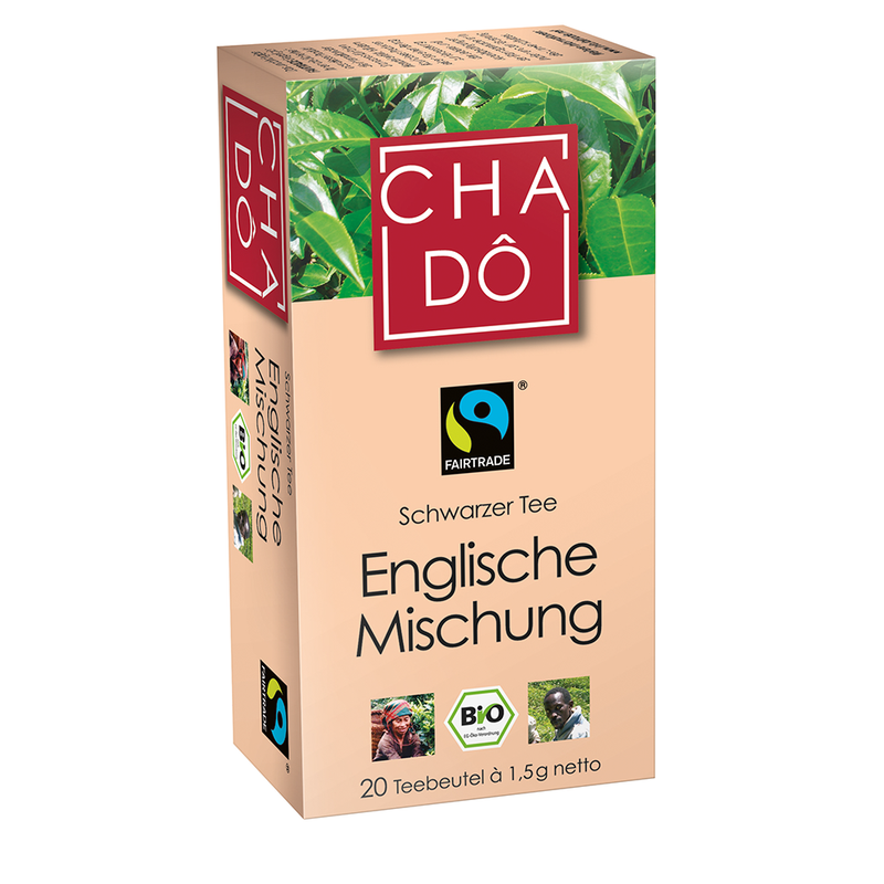 Cha Dô Fairtrade Englische Mischung Teebeutel 20x1,5g - Produktbild