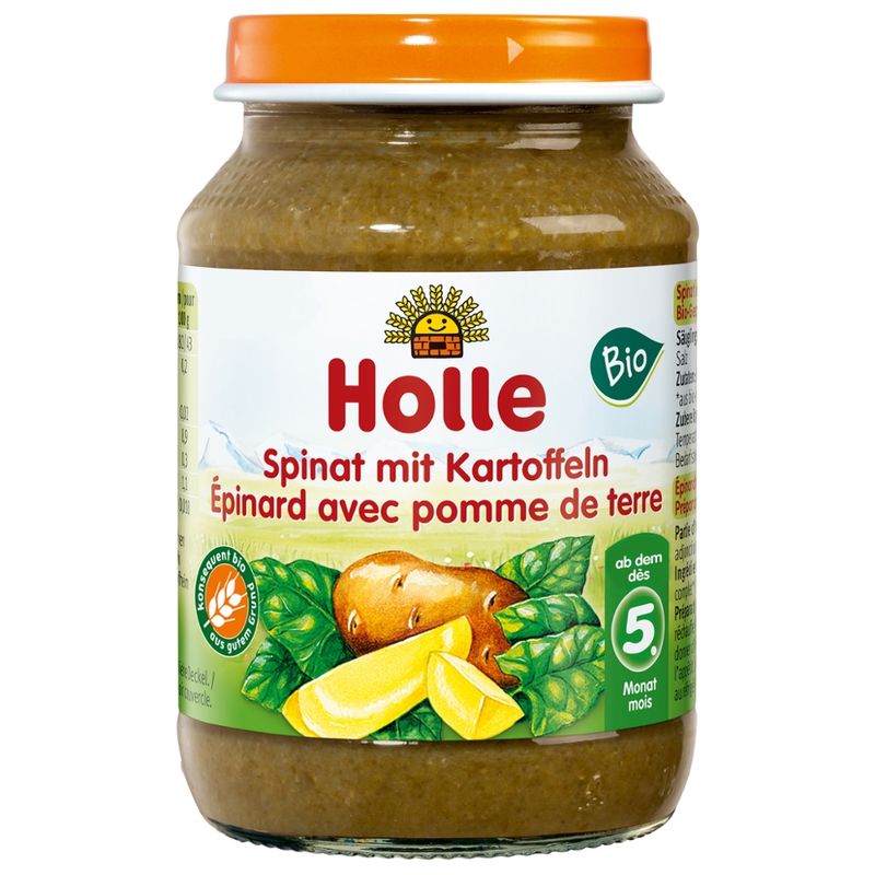 Holle  Spinat mit Kartoffeln - Produktbild