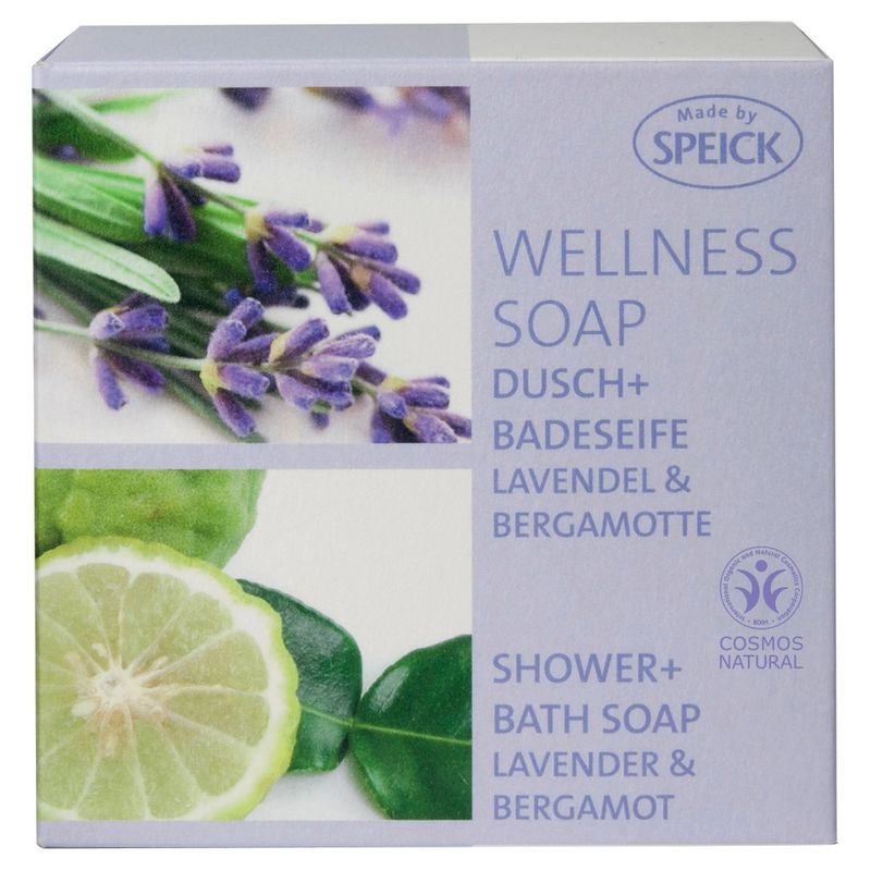 Made by Speick Wellness Soap, Dusch + Badeseife Lavendel & Bergamotte - Produktbild