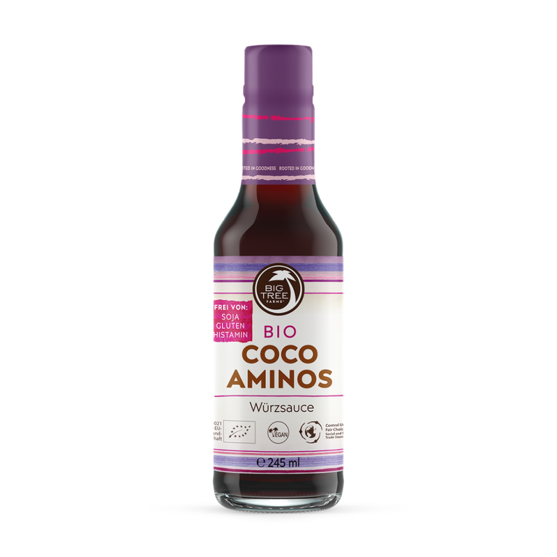 Big Tree Farms Coco Aminos Würzsauce 245ml - vegan, gluten-, soja-, histaminfrei - Produktbild