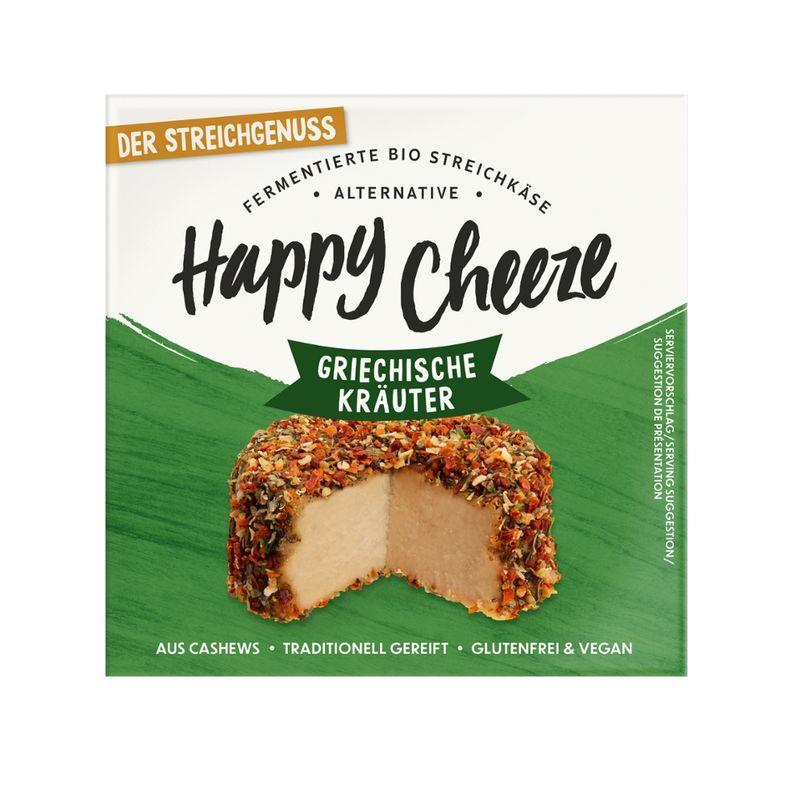 Happy Cheeze BIO Happy Cheeze Der Streichgenuss Griechische Kräuter 100g - Produktbild