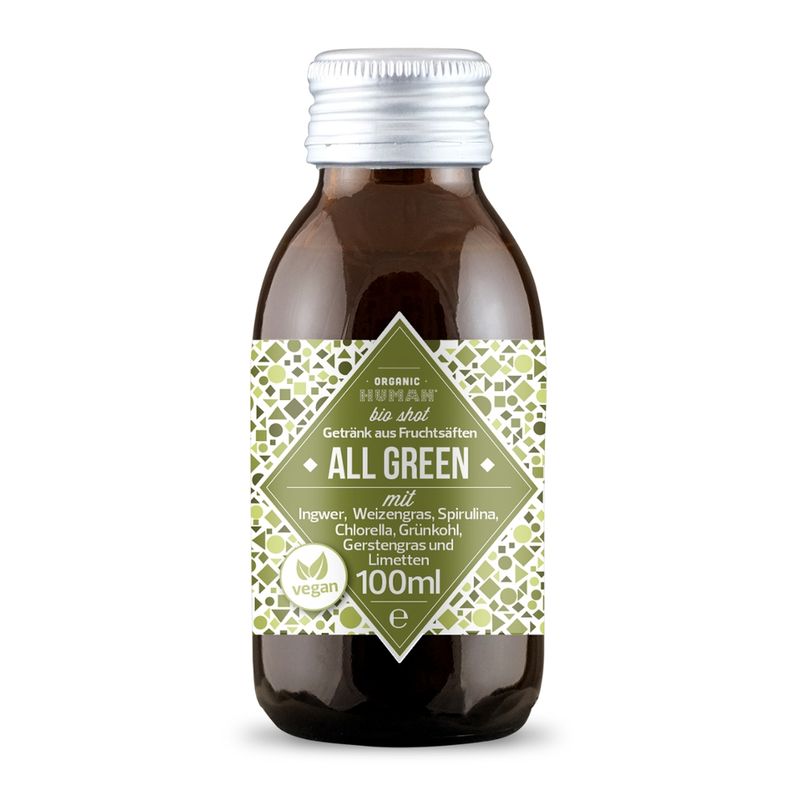 Organic Human Organic Human Shot - All Green, 100ml - Produktbild