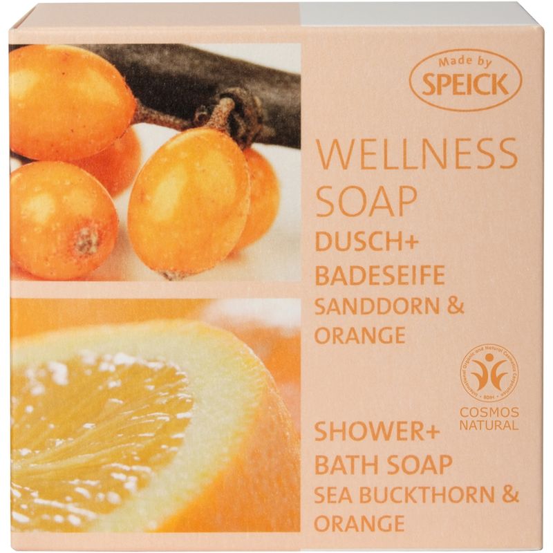 Made by Speick Wellness Soap, Dusch + Badeseife Sanddorn & Orange - Produktbild