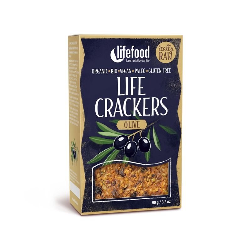 Lifefood  Lifefood Pikantkräcker Olive Roh Bio - Produktbild