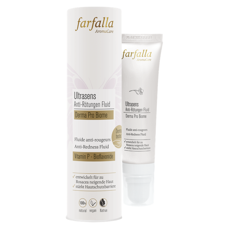 farfalla Ultrasens Anti-Rötungen Fluid, Derma Pro Biome, 30ml - Produktbild