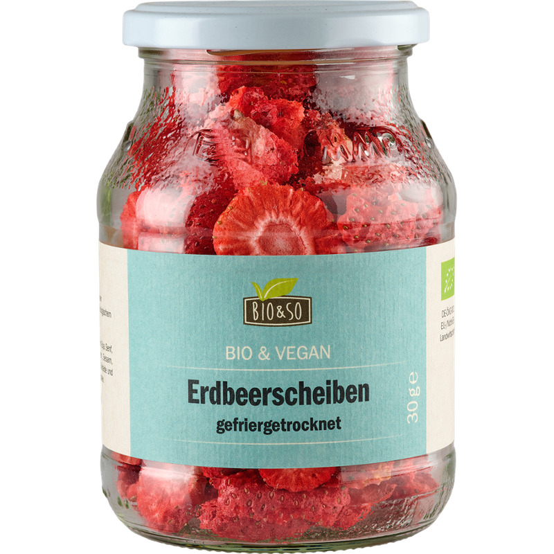 Bio&So Erdbeerscheiben, 30g - Produktbild