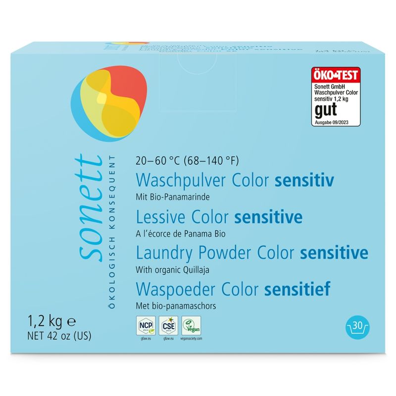 SONETT Waschpulver Color sensitiv 20-60°C - Produktbild